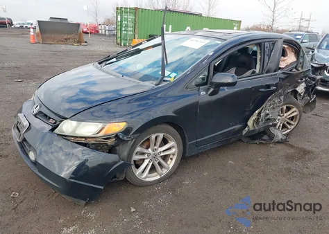 2007 Honda Civic Si из США, поврежденный, VIN 2HGFA55547H712981